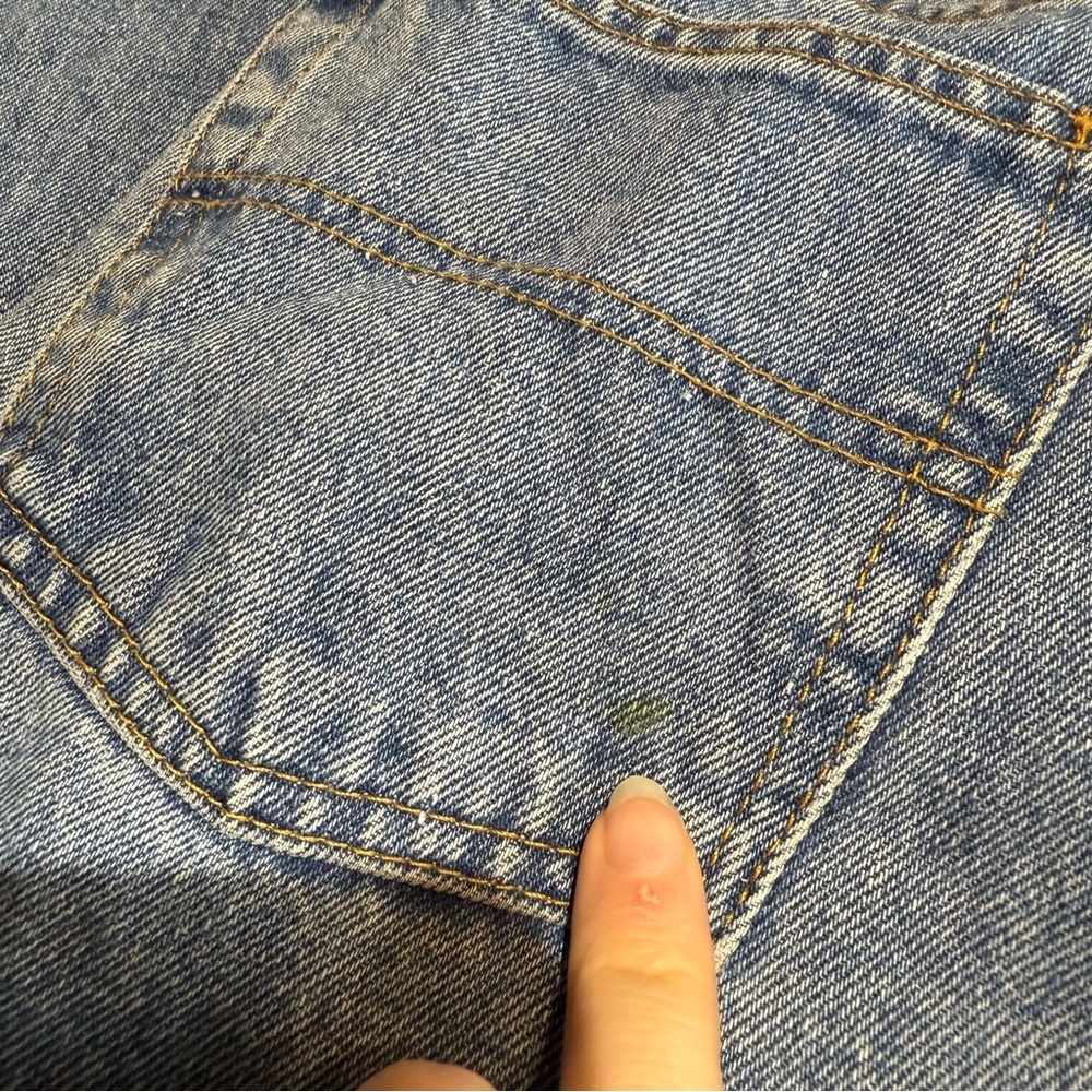 Polo Ralph Lauren Vintage Patch Jeans Size 8x31 100% Cotton - Picture 3 of 5